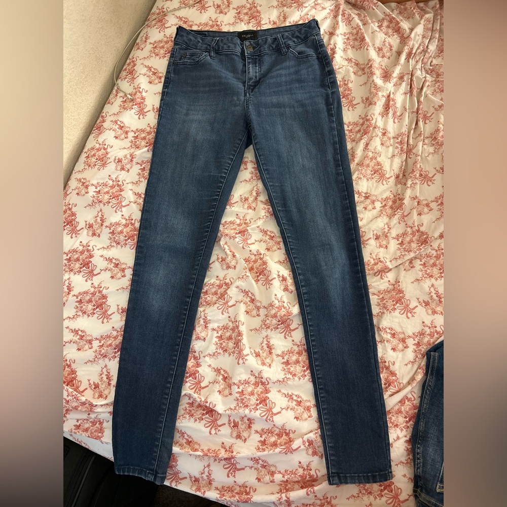 Celebrity Pink Dark Blue Skinny Jeans